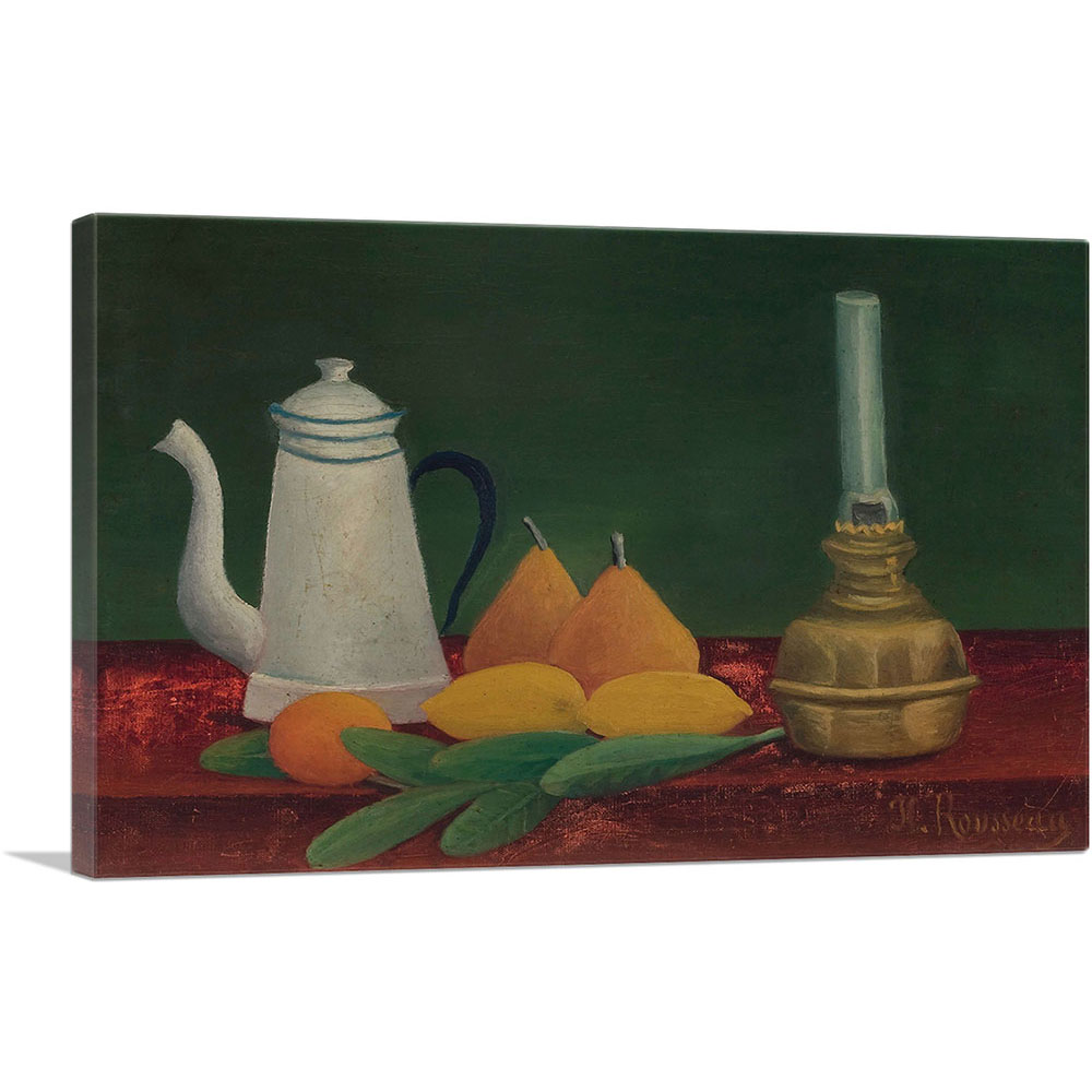 ARTCANVAS Still-Life With Teapot and Fruit 1910 Canvas Art Print by ...