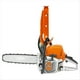 thumbnail image 5 of Soporte para Motosierra de Acero de Calibre Grueso con Recubrimiento Protector en Polvo Naranja. Ahorra Espacio de Almacenamiento., 5 of 5