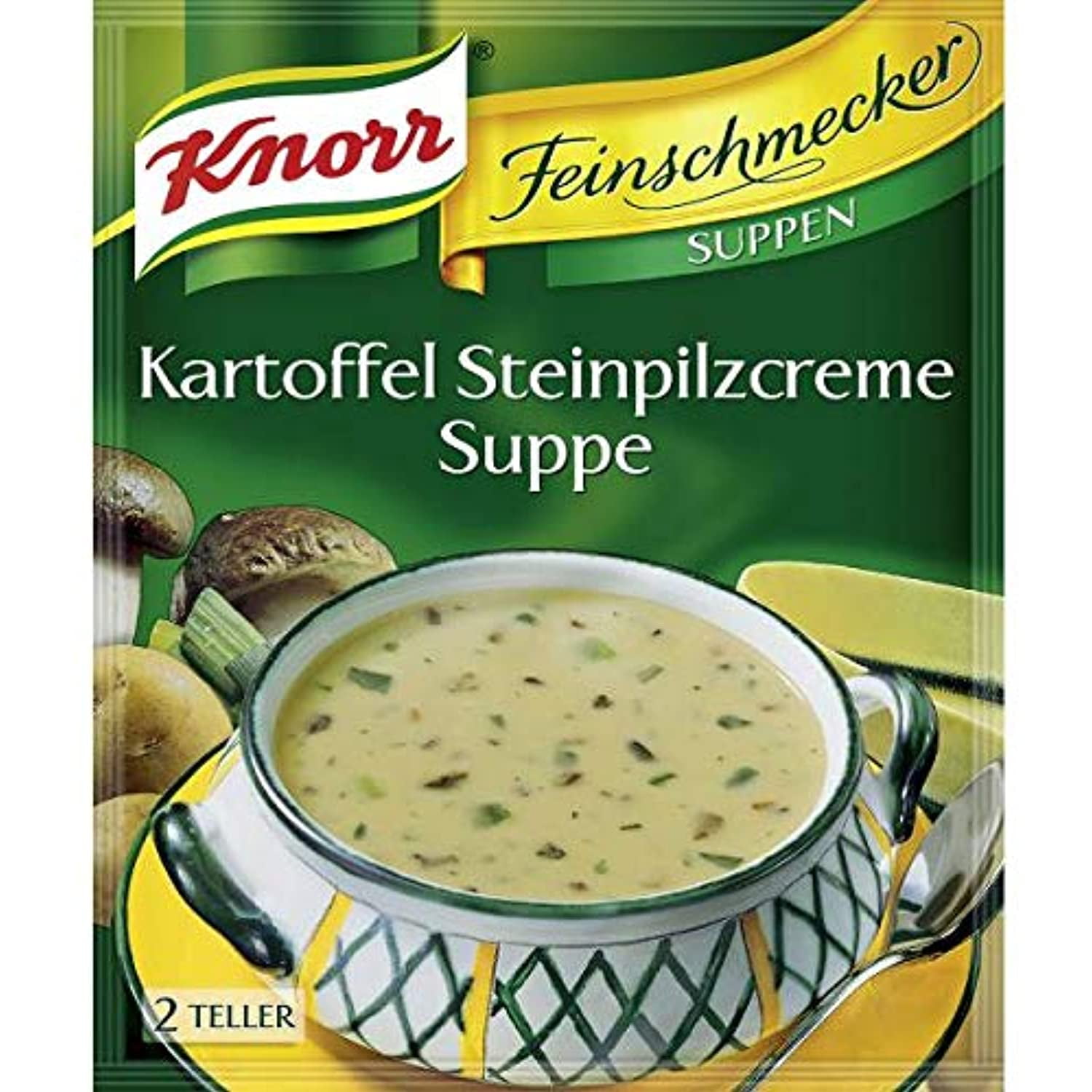 Knorr Kartoffel Steinpilz Cremesuppe (3-Pack) Wild Mushroom And Potato  Cream Soup