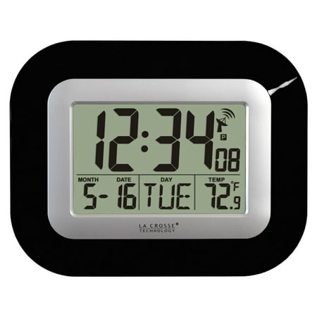 La Crosse Technology Wt 8005u 9 In Digital Atomic Wall Clock La Crosse Technology Wt 8005u 9 In Digital Atomic Wall Clock