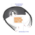 thumbnail image 4 of Gafas de sol para ciclismo Living out your qool time Polarizadas, 4 of 9