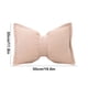 thumbnail image 3 of Cojín lumbar de lino, cojín lumbar 19,6x11,8 pulgadas | Color sólido rosa, blanco, amarillo | Pana, funda lavable, multiusos para sofá y oficina, decorativa, transpirable, 3 of 6