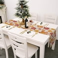 thumbnail image 4 of Linen Table Runner - 70 Inch Long, Fall Thanksgiving Kitchen Dining Table Runner Dresser Scarves, Autumn Orange Farmhouse Decor for Coffee Table Wedding Party Banquet, 4 of 5