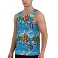 thumbnail image 2 of Easygdp Little Sea Turtles Men's Tank Top, Sleeveless Muscle T Shirts, Breathable, Quick-Dry, Loose for Gym, Running, Fitness - 3X-Large, 2 of 9