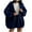 Dark Blue, variant on Jacket for Women Casual Fall Fashion Solid Long Sleeve Open Front Cardigan Jackets