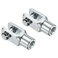 thumbnail image 1 of Unique Bargains Air Cylinder Rod Clevis End M12x1.25 Female Thread Y Connector, Silver 2 Pack, 1 of 5