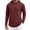 Wine, variant on Zeijnsda Mens Hooded Tops Summer Lightweight Breathable Sun Hoodies Solid Color Long Sleeved Casual Tops Comfy Quick Dry Pullover Tops