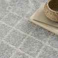 thumbnail image 4 of Nourison Astra Machine Washable Moroccan Grey 9' x 12' Area Rug (9x12), 4 of 9