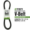thumbnail image 2 of 8TEN Blade Drive Belt for Scag 48295 SWM-72 SM-72A 72-inch Deck 810-CBL2792T, 2 of 4