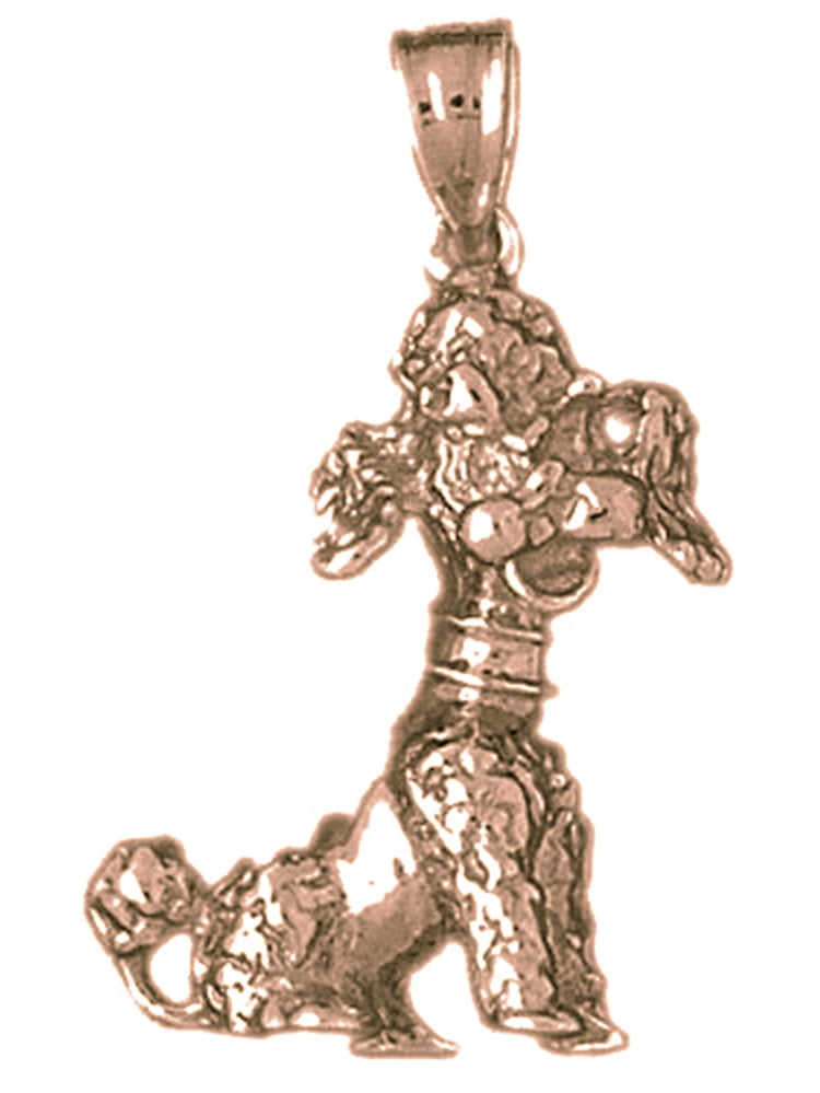 Jewels Obsession Silver Poodle Dog Pendant 14K Yellow Gold-plated 925 Silver Poodle Dog Pendant Jewels Obsession Silver Poodle Dog Pendant 14K Yellow Gold-plated 925 Silver Poodle Dog Pendant