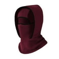 thumbnail image 6 of 1Pc Balaclava Face Mask for Men & Women,Balaclava Ski Mask Warm Full Face Mask,Fleece Winter Thermal Face Cover for Cold Weather Skiing Snowboarding Motorcycling Ice Fishing Outdoor Work,Wine,14x16", 6 of 6