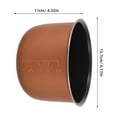 thumbnail image 2 of HEALEEP Cuiseur à Riz Électrique Remplacement Pot Intérieur Accessoire Antiadhésif en Acier Inoxydable pour Usage Domestique 1.6 L Multi, 2 of 6