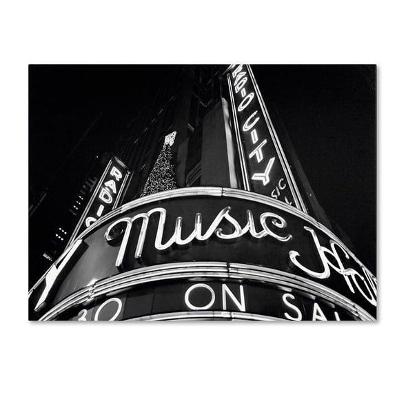 Trademark Art "Radio City" Canvas Art by Yale Gurney