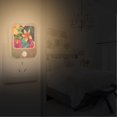 thumbnail image 7 of Tropical Flowers 2 Pack LED Motion Sensor Night Light Plug into Wall Auto Dusk to Dawn Adjustable Brightness for Kids Bedroom Hallway Nursery Room, 7 of 7