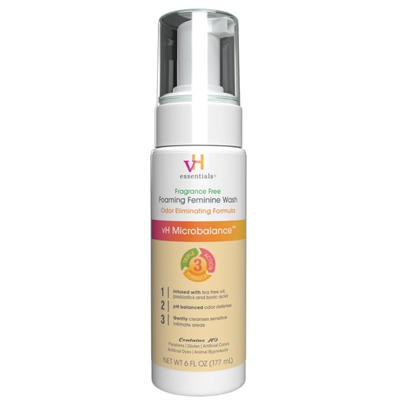 Limpiador íntimo femenino vH essentials espuma 177 ml sin fragancia