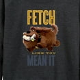 thumbnail image 3 of The Secret Life of Pets - Fetch Like You Mean It - Women's Lightweight French Terry Long Sleeve Shirt, 3 of 5