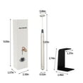 thumbnail image 3 of SSZMDLB under $5 Milk Frother, Handheld Frother, Battery Operated Frother, Drink Frother for Lattes Cappuccino Matcha Hot Chocolate, Coffee Making, Kitchen Gadget, 3 of 8