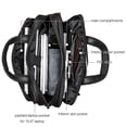 thumbnail image 4 of Maletín CLUCI de piel para hombre con portátil de 15,6 pulgadas, color negro, 4 of 7