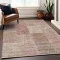 thumbnail image 6 of Addison Rugs Mayfield Washable Transitional Patchwork Blush Rectangle Rug, 9' x 12', 6 of 6