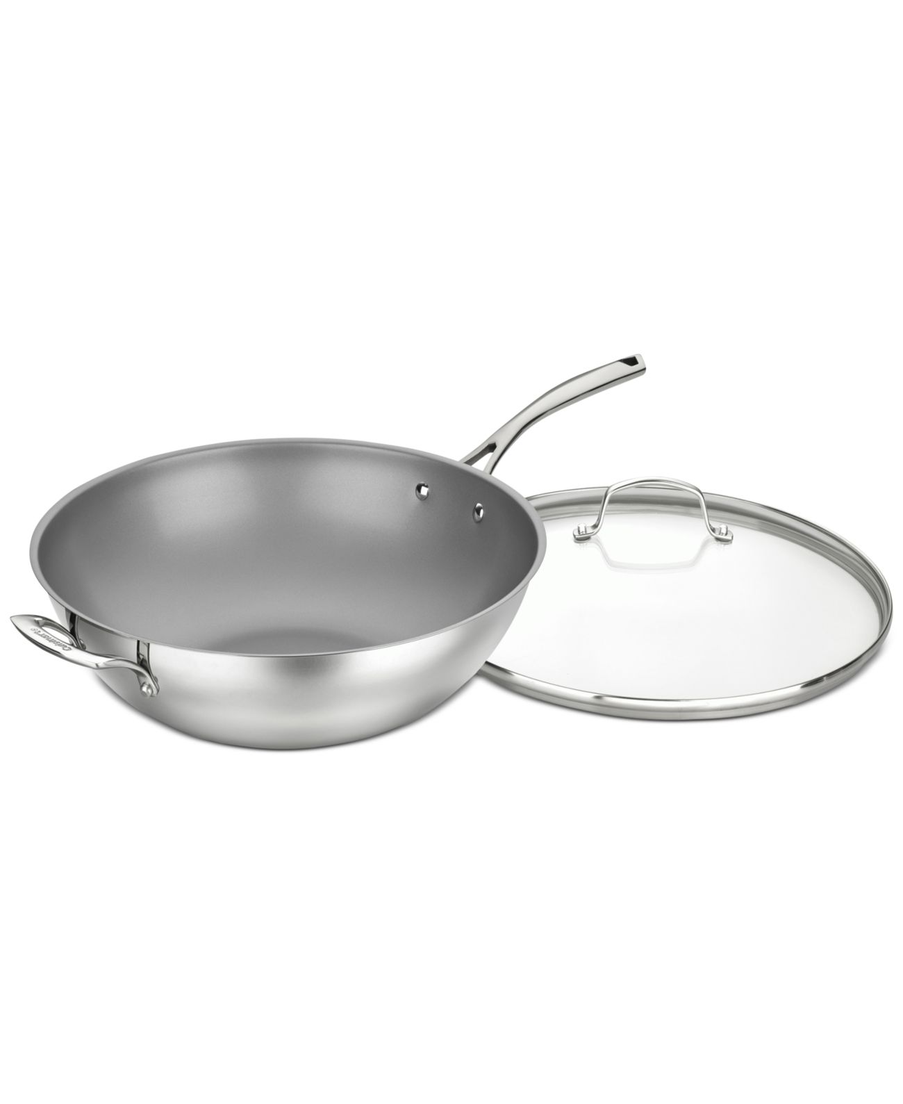 Cuisinart Forever Stainless 14″ NonStick Stir Fry Pan & Lid
