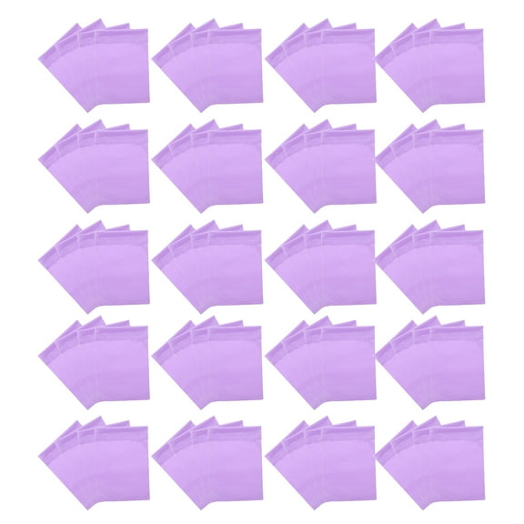 WHAMVOX Feminine Product Disposal Bags with Privacy Protection Self Sealing Portable Purple Plastic 100pcs