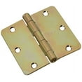 thumbnail image 2 of SPB512RC 3" x 3" 1/4R Hinge 1/pk - Brass Tone, 2 of 3