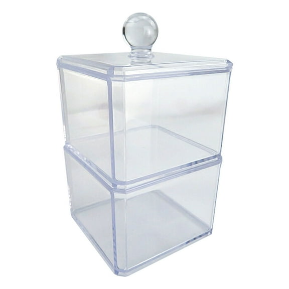 WORGEOUS  Plastic Container Storage Box Double Layers Small Item