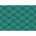 thumbnail image 1 of Ahgly Tapis Rectangulaire Lavable en Machine Intérieur Transitionnel Turquoise Foncé Vert, 2 Pieds x 4 Pieds, 1 of 7