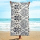 thumbnail image 4 of Toalla de playa de microfibra, súper colorida, resistente a la arena, multiusos, para viajes, piscina, 76 x 152 cm, 4 of 7