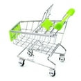 thumbnail image 2 of Mini Supermarket Handcart Shopping Utility Cart Mode Storage Basket Desk GN, 2 of 4