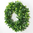 thumbnail image 4 of Dengmore White Simulation Garland Lysimachia Field Pendant Door Knocker Round Leaf Decoration Green, 4 of 8