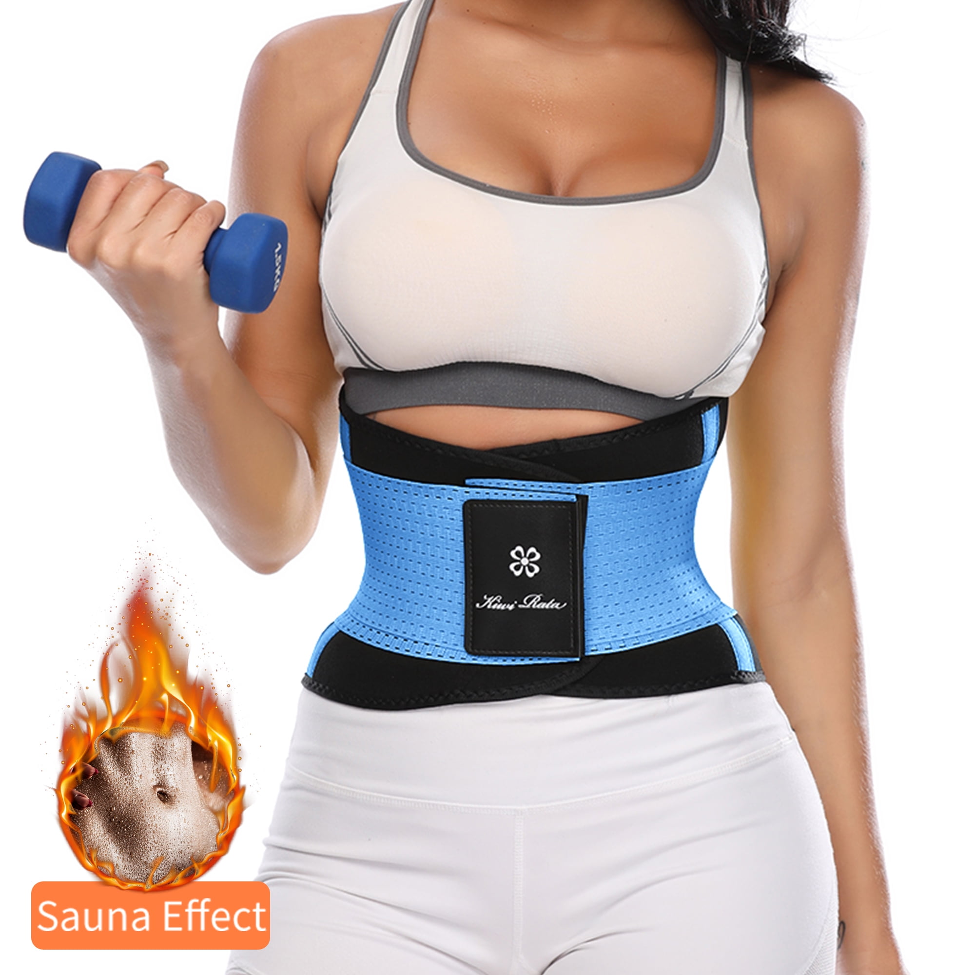 Women Waist Trainer Belt Belly Band Belts Hot Body Shaper Slim Belt Corset,Beige,L,United States