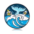 thumbnail image 2 of Lenago Ornament,Home Decoration Protection Of The Marine Series Pollution Environmentalist Badge, Backpack Jewelry Brooch, 2 of 2