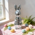 thumbnail image 2 of Easter Decor，Easter Decorations,Easter Hanging Ornaments,Mosaics Glass Easter Bunny Decorative Ornament, Party Supplies, Home Tabletop Holiday Decor, Spring Centerpiece Craft(Multicolor M), 2 of 7