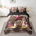 thumbnail image 2 of Homewish Rustic Texas Stars Twin Bedding Sets 7-Piece, Country Music Bedding Comforter Set, Western Cowgirl Cowboy Reversible Sheet Sets, Breathable Home Decor, 2 of 7