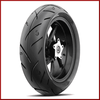 MMT® S1-XX High-Performance 190/55-17 Rear Motorcycle Tire 75W