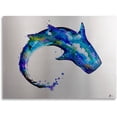 thumbnail image 2 of Trademark Fine Art "Celestial" Brushed Aluminum Wall Art Art by Marc Allante 16x22, 2 of 4