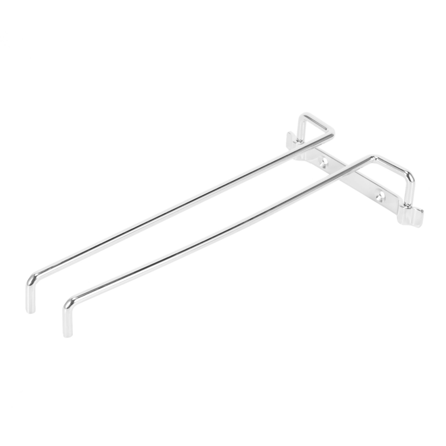 Kzxbty Hanging Wine Glass Rack Single Row Stemware Cafe Restaurant Iron