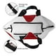 thumbnail image 4 of Fotbe Red Black Houndstooth Bolsa Tote Estética de Lona con Estampado para Mujer - Bolsa Reutilizable de Hombro Casual para Vacaciones, Compras, Trabajo y Gimnasio, 4 of 8