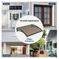 thumbnail image 6 of Awning for Door Entrance,40x40 Inches Window Awnings for Doors Canopy Polycarbonate Cover Patio Door Awning UV Rain Snow Sunlight Protection Hollow Shee, 6 of 7