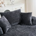 thumbnail image 5 of Round Accent Chair, 360 Swivel Chenille Barrel Chair, Fluffy Modern Sleeper for Living Room, Bedroom, Reading Room and Lounge, 5 of 7