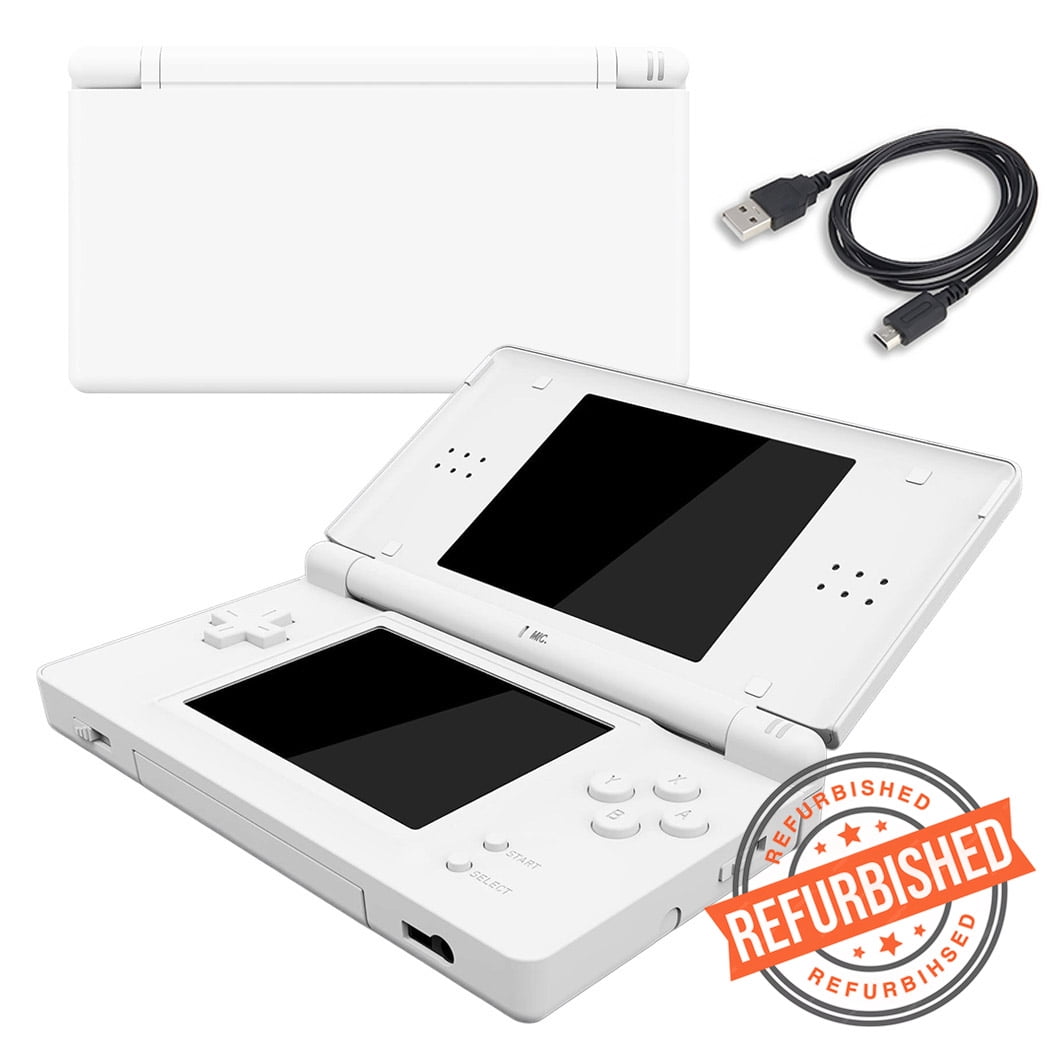 Nintendo DS Lite Game Console Games Handheld System Cleaned Tested Case White