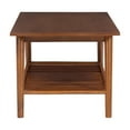 thumbnail image 3 of Linon Ashville Mid-Century Coffee Table with Shelf, Walnut, 3 of 9
