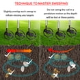 thumbnail image 4 of TFixol GT-5080Y Portable Easy Installation Underground Metal Detector Metal Finder Treasure Finder High Sensitivity High Accuracy Treasure Gold Metal Detecting Tool Metal Finder for Adults and Kids, 4 of 7