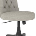 thumbnail image 3 of Bush Salinas Mid Back Fabric Office Chair with Adjustable Height in Light Gray, 3 of 7