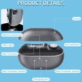 thumbnail image 6 of Hemvt 3 In 1 Electric Nail Clippers with Polishing, Rechargeable 2 Speeds Fingernails Clipper for Seniors, Adults, Baby, Automatic Nail Trimmer with Clip Storage and LED Light, Safe Use, Aorsher, 6 of 14