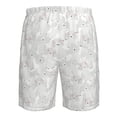thumbnail image 6 of Naloa Cute Poodle Dog Men's Beach Shorts, Surfing shorts, Swim trunks, Quick Dry Swim Trunks for Surfing Beach Fun - 3X-Large, 6 of 9