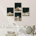 thumbnail image 3 of PixonSign Framed Wall Art Vintage Cloudy Sky Nature Landscape Prints, Set of 4 Minimalism Digital Art Paintings, Modern Wall Décor, Adhesive Canvas Posters for Home Decor - 8"x10" Natural, 3 of 5