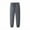 Gray, variant on Dagugfen Winter Pants for Men Drawstring Elastic Waist Thick Fleecing Warm Comfy Casual Trousers Zipper Pockets