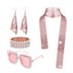 thumbnail image 1 of Naiovety Gafas de lentejuelas brillantes, accesorios deslumbrantes para disfraces de discoteca que hacen que parezcan aún más deslumbrantes. Kits de decoración para fiestas conjunto 7, 1 of 6